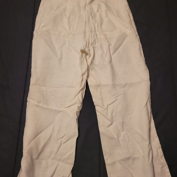 Linen white pants - Picture 2 of 4